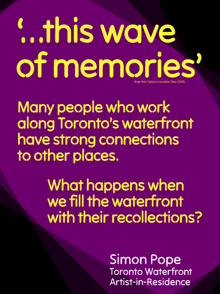This wave of memories, poster